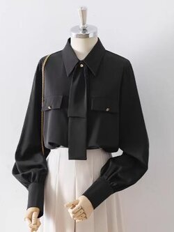 เสื้อสีดำสุภาพ เรียบหรู ดูดี เหมาะกับทุกโอกาส | เสื้อผู้หญิงสุภาพ