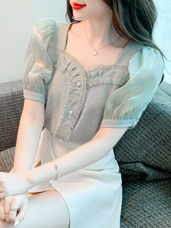 เสื้อเชิ้ตแขนยาววัยรุ่น ลายสวยๆ แบรนด์ YIL AN