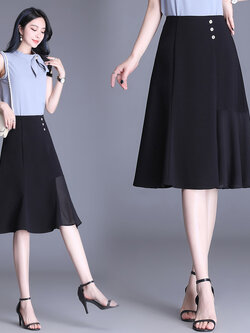 กระโปรงยาว กระโปรงยาวทรงเอ กระโปรงทำงาน