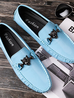 รองเท้าหนังผู้ชาย มีไซส์39-44 รองเท้าโลฟเฟอร์ชาย Slip-On Shoes