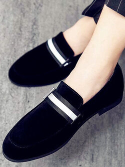 รองเท้าหนังผู้ชาย มีไซส์39-44 รองเท้าโลฟเฟอร์ชาย Slip-On Shoes