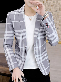 สูท Blazers ผู้ชาย เสื้อคลุมสไตล์สูท สำหรับผู้ชาย