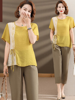 เสื้อผ้าคุณแม่วัย 60 เสื้อคนแก่ผู้หญิงวัย60