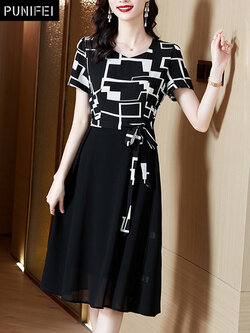 เดรสวัยผู้ใหญ่40-60ปี เดรสคุณแม่ ชุดเดรสทำงานวัยผู้ใหญ่ แบรนด์ MAMA DRESS