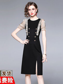 ชุดเดรสเรียบหรูดูแพง เดรสแบรนด์ DG Boutique