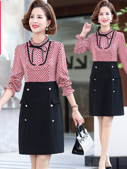 เดรสวัยผู้ใหญ่40-60ปี เดรสคุณแม่ ชุดเดรสทำงานวัยผู้ใหญ่ แบรนด์ MAMA DRESS