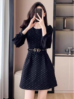 เดรสสีดำสุภาพ เรียบหรู ดูดี เหมาะกับทุกโอกาส | เดรสผู้หญิงแฟชั่นสุภาพ