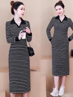 เดรสสีดำสุภาพ เรียบหรู ดูดี เหมาะกับทุกโอกาส | เดรสผู้หญิงแฟชั่นสุภาพ