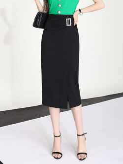 กระโปรงยาว กระโปรงยาวทรงเอ กระโปรงทำงาน