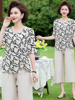 เสื้อผ้าคุณแม่วัย 60 เสื้อคนแก่ผู้หญิงวัย60