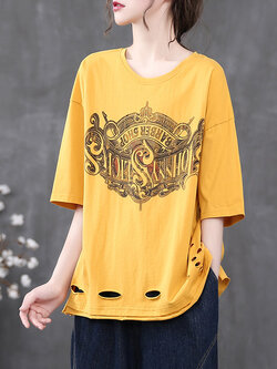 เสื้อยืดวินเทจ ฟรีไซส์อกเสื้อประมาณ 38-42