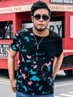 เสื้อยืดผู้ชายอ้วน มีไซส์2XL-7XL น้ำหนักผู้สวมใส่ตั้งแต่ 70-130กิโลกรัม