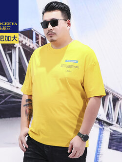 เสื้อยืดผู้ชายอ้วน XL-8XL น้ำหนักผู้สวม 60-150 กิโลกรัม