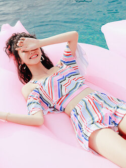 ชุดว่ายน้ำผู้หญิง ชุดว่ายน้ำน่ารัก Bikini ชุดไปทะเล