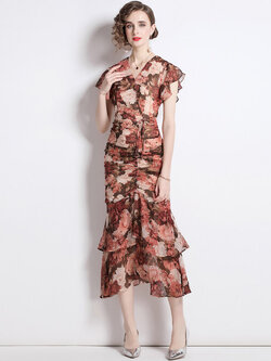 ชุดเดรสเรียบหรูดูแพง เดรสแบรนด์ DG Boutique