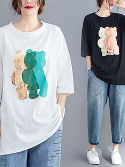 เสื้อผ้าฝ้าย เสื้อผ้าลินิน สไตล์ฤดูร้อน BY Lian Zhi Cotton and linen art สไตล์VINTAGE มีขนาดไซส์อกประมาณ 35-40 นิ้ว