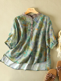 เสื้อลินิน เสื้อผ้าฝ้ายลินิน เสื้อเชิ้ตผ้าลินิน