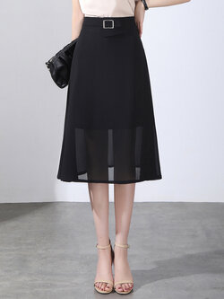 กระโปรงยาว กระโปรงยาวทรงเอ กระโปรงทำงาน