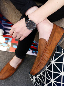 รองเท้าหนังผู้ชาย มีไซส์39-44 รองเท้าโลฟเฟอร์ชาย Slip-On Shoes