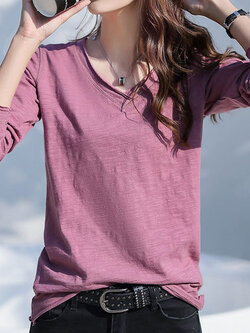 เสื้อยืดแขนยาวแฟชั่น เสื้อยืด T-shirt แขนยาว