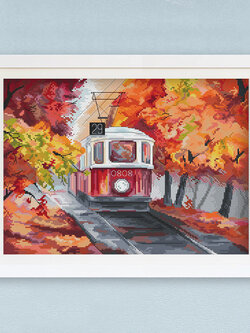 ชุดปักครอสติช รูปบ้าน สอบถามขนาดและสั่งซื้อได้ที่ LINE