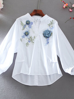 เสื้อผ้าฝ้าย เสื้อผ้าลินิน เสื้อฟรีไซส์ ปักลายสวยๆด้วยด้าย สไตล์VINTAGE มีขนาดไซส์เดียว สำหรับอก 35-40 นิ้ว