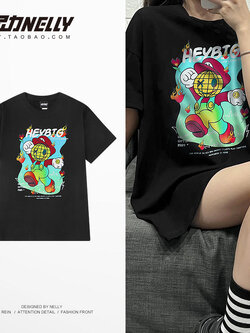 เสื้อยืดคอกลม ผู้ชาย เสื้อยืดผู้ชายเกาหลี เสื้อยืดเกาหลี แบรนด์ NELLY