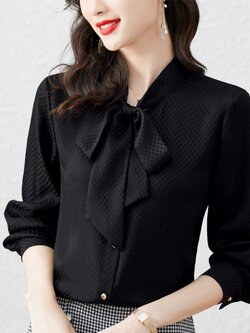 เสื้อสีดำสุภาพ เรียบหรู ดูดี เหมาะกับทุกโอกาส | เสื้อผู้หญิงสุภาพ