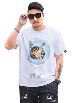 เสื้อยืดผู้ชายอ้วน S-5XL(อกเสื้อ39-51นิ้ว)