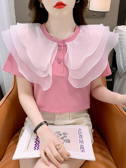 เสื้อผ้าวัยรุ่นเกาหลี เสื้อยืดวัยรุ่นผู้หญิง มีขนาด S M L XL