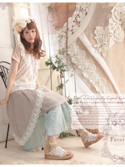 เสื้อญี่ปุ่น แนวพาสเทล สไตล์SEN MORI