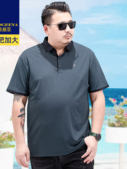 เสื้อยืดผู้ชายอ้วน XL-8XL น้ำหนักผู้สวม 60-150 กิโลกรัม