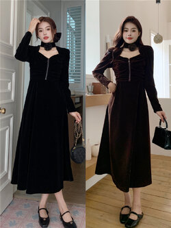 เดรสสาวอวบ มีไซส์ L-4XLอกเสื้อ 38-47 นิ้ว ใส่ได้ทั้งสาวหุ่นดีน่ารักจนถึงสาวอวบพลัสไซส์ จัดส่งฟรี! ทักแชทสั่งซื้อ