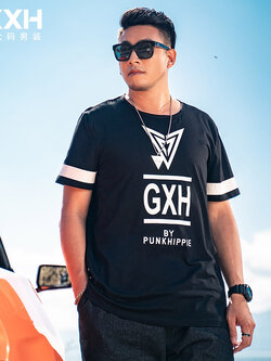 เสื้อยืดผู้ชายอ้วน S-5XL(อกเสื้อ39-51นิ้ว)