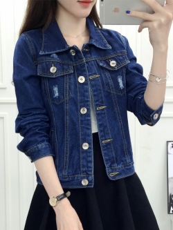 JY22660#ยีนส์ผู้หญิงเทห์ๆ*ช่วงอก*S:84/M:88/L:92/XL:96/2XL:100/3XL:104/4XL:108เซนติเมตร(33/34/36/37/39/40/42นิ้ว)