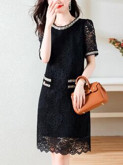 เดรสสีดำสุภาพ เรียบหรู ดูดี เหมาะกับทุกโอกาส | เดรสผู้หญิงแฟชั่นสุภาพ