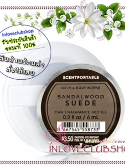 Bath & Body Works - Slatkin & Co / Scentportable Refill 6 ml. (Sandalwood Suede)
