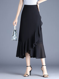 กระโปรงยาว กระโปรงยาวทรงเอ กระโปรงทำงาน