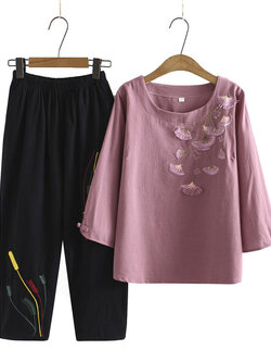 เสื้อลินินสไตล์ผู้ใหญ่ เสื้อคุณแม่ เสื้อผู้ใหญ่ แบรนด์ LININ