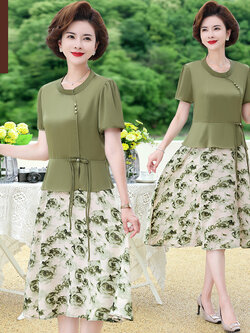 เสื้อผ้าคุณแม่วัย 60 เสื้อคนแก่ผู้หญิงวัย60