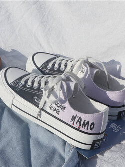 รองเท้าผ้าใบผู้หญิง รองเท้าผ้าใบสไตล์วัยรุ่น