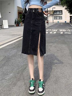 กระโปรงยาว กระโปรงยาวทรงเอ กระโปรงทำงาน