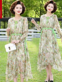 เดรสวัยผู้ใหญ่40-60ปี เดรสคุณแม่ ชุดเดรสทำงานวัยผู้ใหญ่ แบรนด์ MAMA DRESS