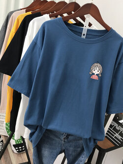 เสื้อยืดคอตตอน สกรีนลายน่ารัก มีหลากหลายสี ส่งฟรีทั่วไทย BY JIMIAO