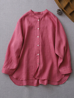 เสื้อลินิน เสื้อผ้าฝ้ายลินิน เสื้อเชิ้ตผ้าลินิน S M l XL จากแบรนด์ ZIMO