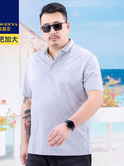เสื้อยืดผู้ชายอ้วน XL-8XL น้ำหนักผู้สวม 60-150 กิโลกรัม
