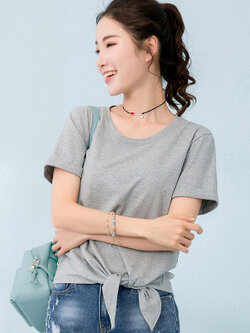 Alustine-เสื้อยืดผ้าฝ้าย