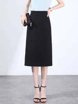 กระโปรงยาว กระโปรงยาวทรงเอ กระโปรงทำงาน