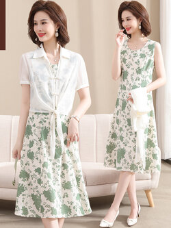 เดรสวัยผู้ใหญ่40-60ปี เดรสคุณแม่ ชุดเดรสทำงานวัยผู้ใหญ่ สนใจทักแชท