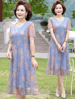 เสื้อผ้าคุณแม่วัย 60 เสื้อคนแก่ผู้หญิงวัย60